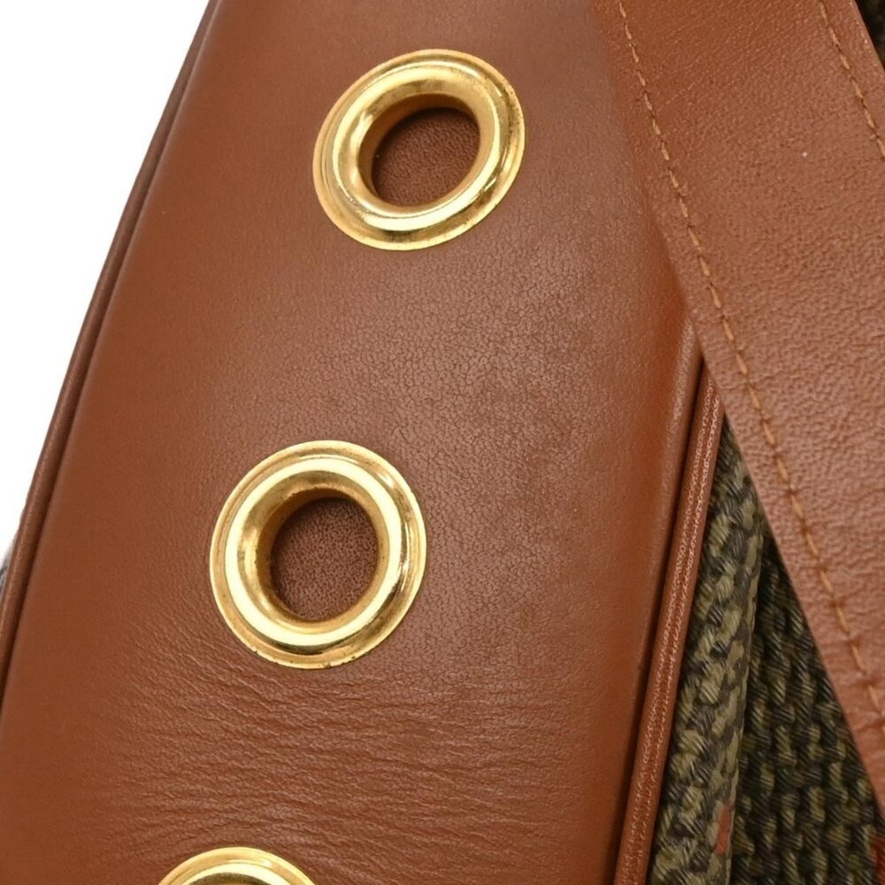 Yves Saint Laurent Brown PVC Bucket Drawstring Shoulder Bag 126376 - Picture 13 of 15